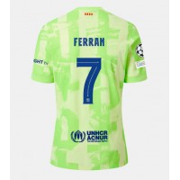 Barcelona Ferran Torres #7 Tretí futbalový dres 2024-25 Krátky Rukáv